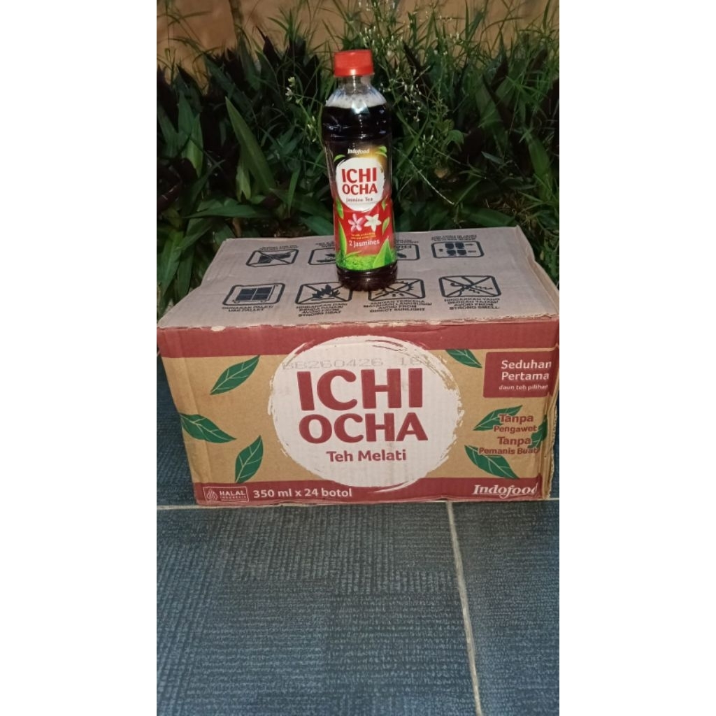 

⚡ INSTAN ⚡(1DUS) ICHI OCHA TEH MELATI 350 ML -->isi 24 BTL