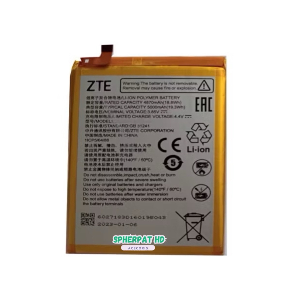 Naysila Naymila Batre / Baterai Zte Blade A53 Pro Ori