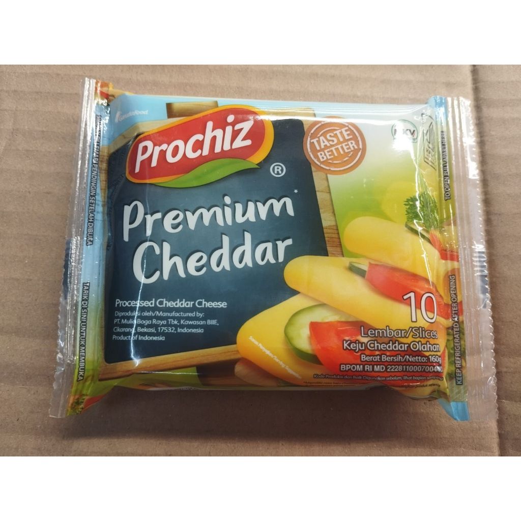 

Prochiz Keju PROCHIZ Slice Cheddar 10 pcs