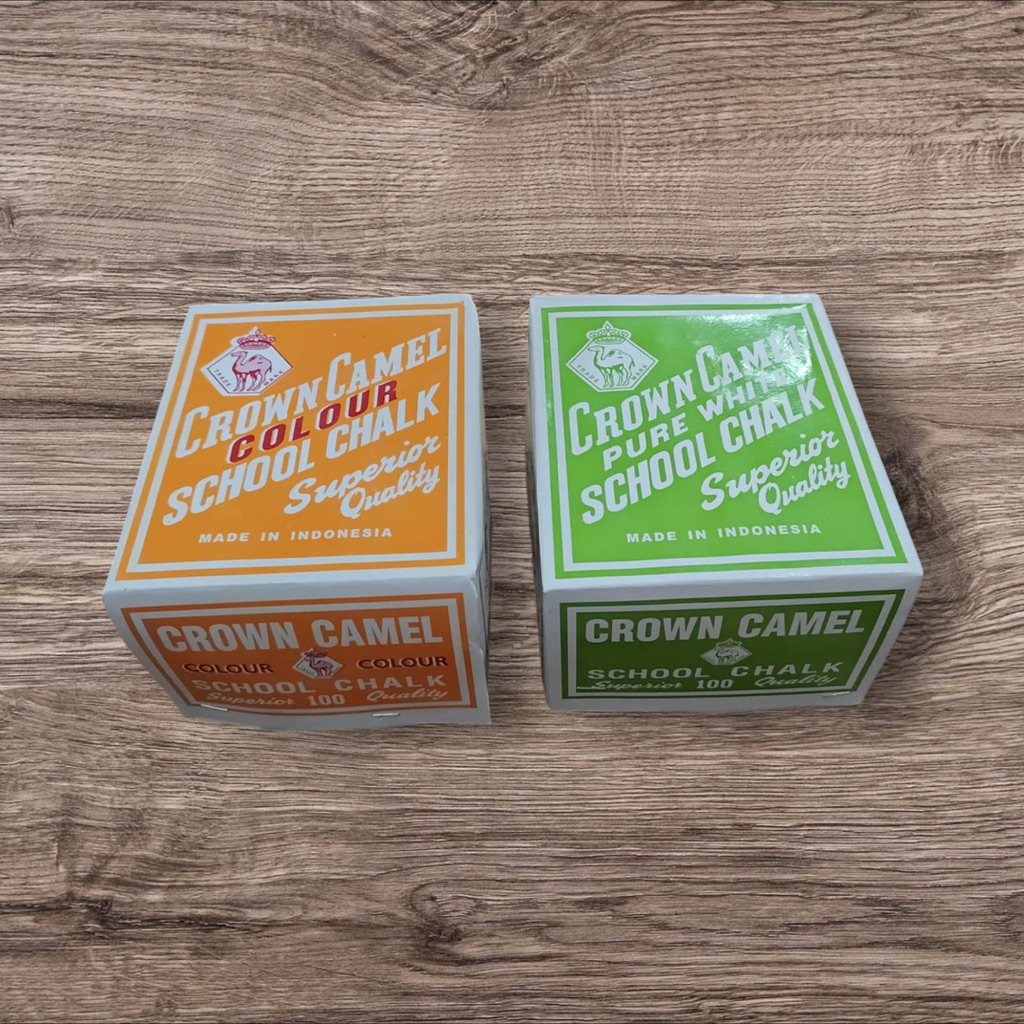 

[ CROWN ]KAPUR TULIS PUTIH / KAPUR TULIS WARNA / KAPUR PAPAN TULIS