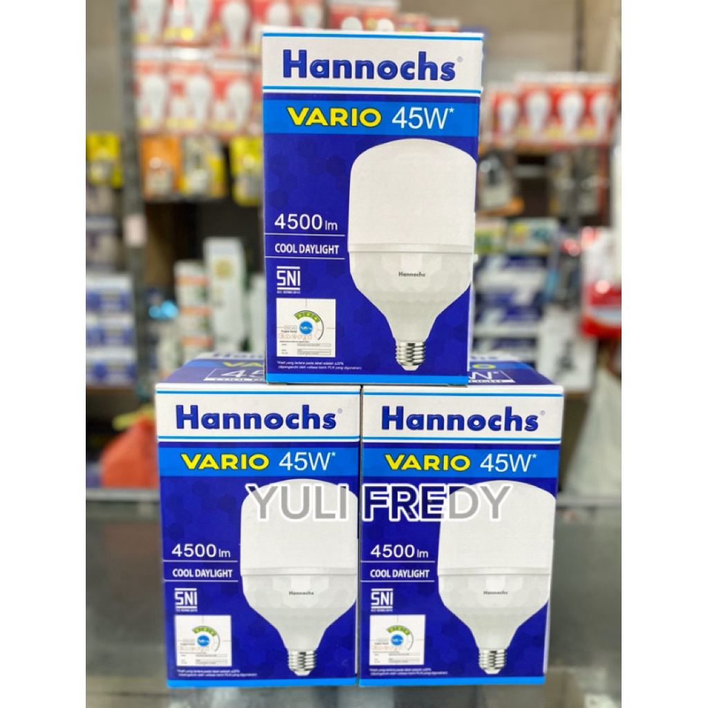 LAMPU HEMAT ENERGI BOLA LAMPU HANNOCHS VARIO LED 45 WATT