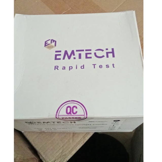 Emtech chikungunya isi 25 tes expire 2027