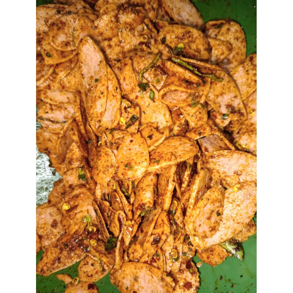 

SOSIS GORENG PEDAS DAUN JERUK 250Gram