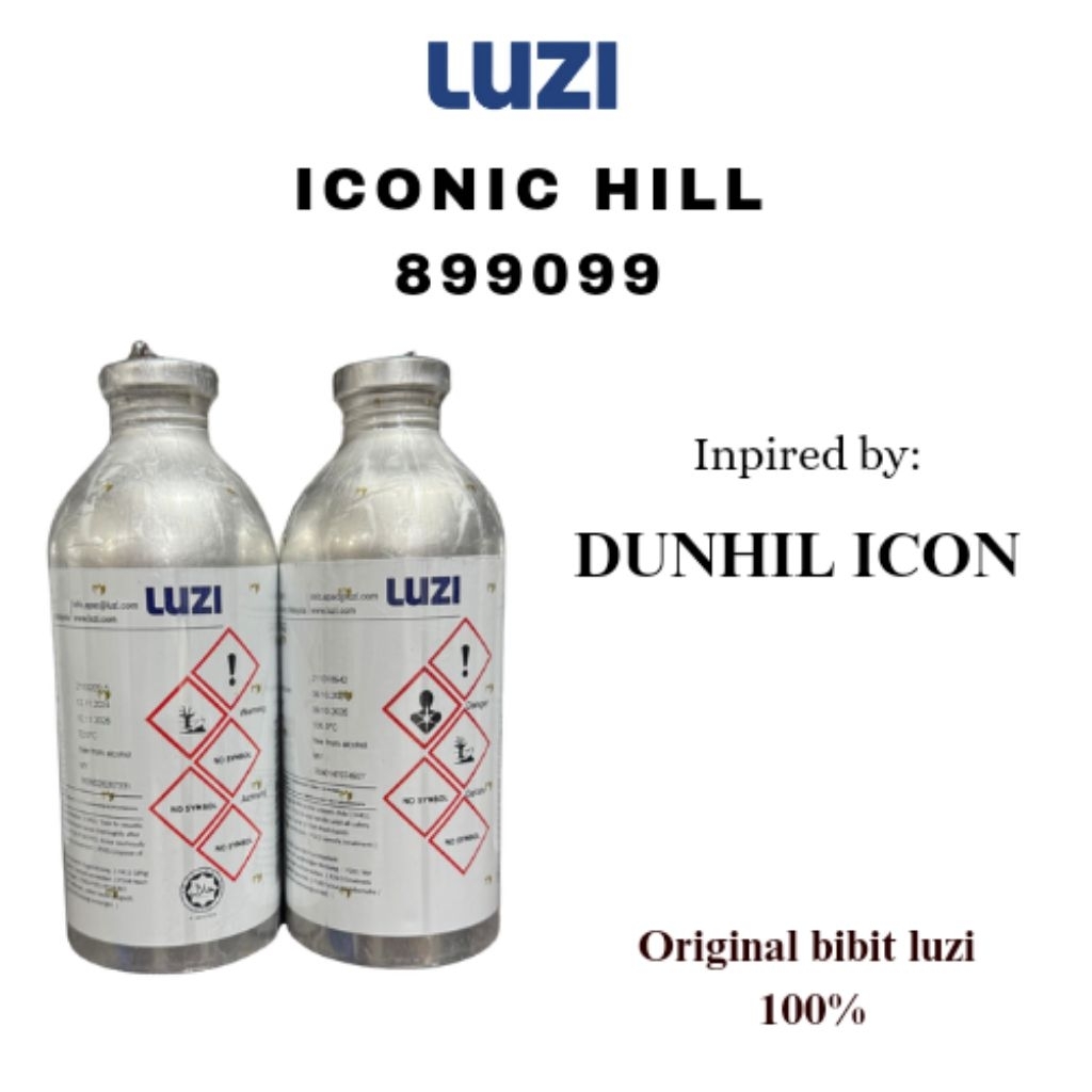BIBIT ICONIC HILL LUZI | INSPIRED BY DUNHIL IKON | BIBIT LUZI 100ML REPACK
