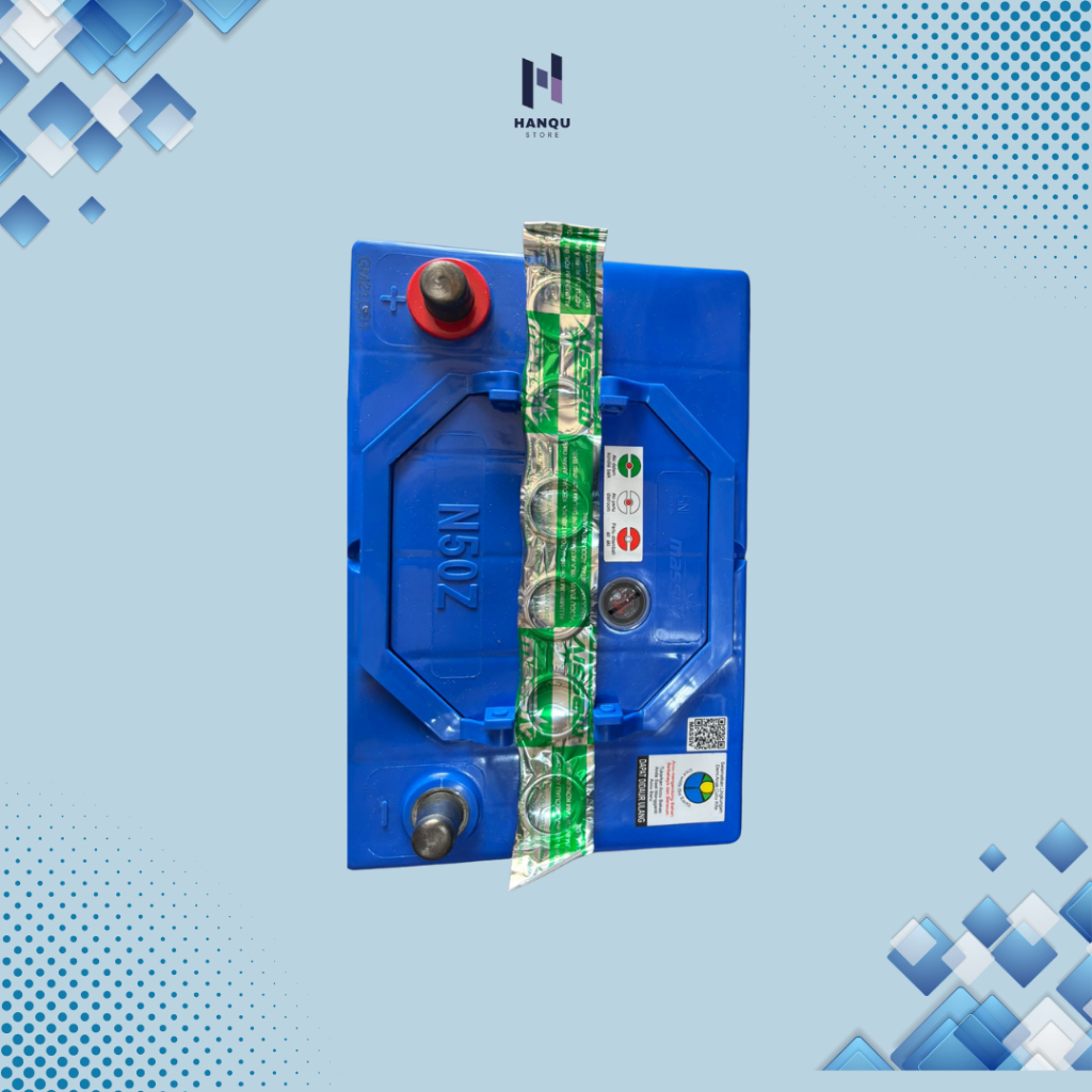 Aki mobil kijang grand massiv xp n50z  12v 60ah basah