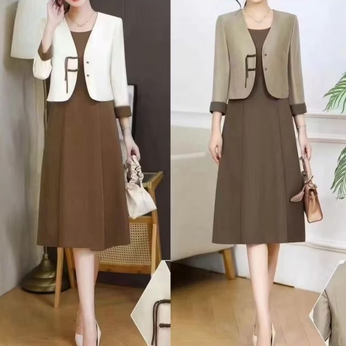 Dress Setelan Blazer Premium 9319/Dress Formal Wanita