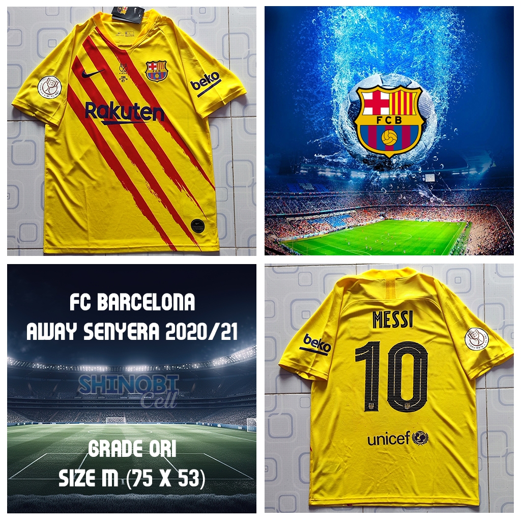 Jersey Barcelona Senyera 2020 / 21 Barca MESSI #10 Size M