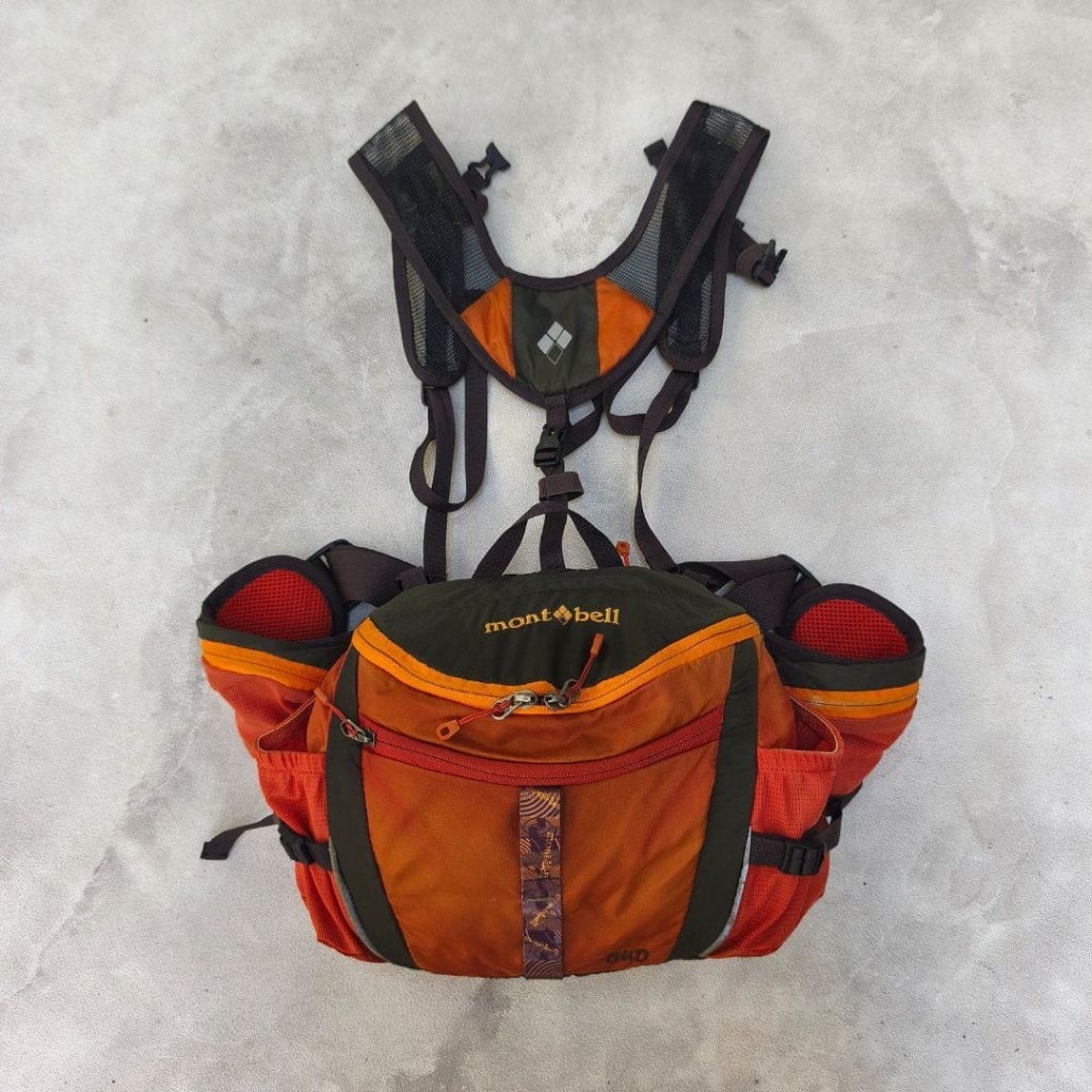 Tas punggung outdoor hiking gunung montbeal orange