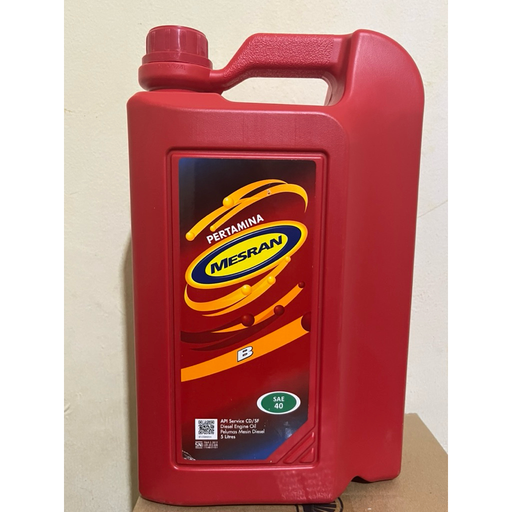 Oli mesran B sae40 5liter disel
