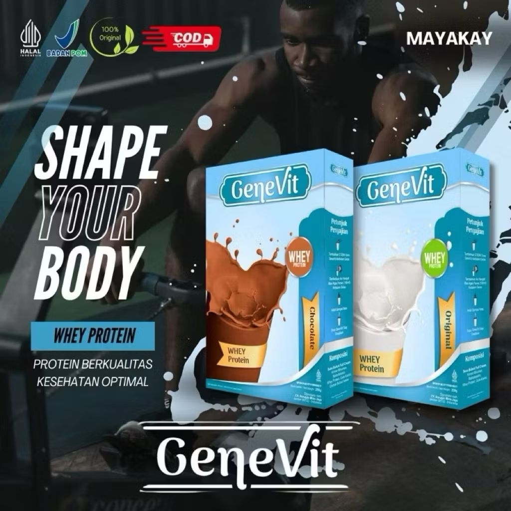 

Genevit Susu Protein Diet Rendah Kalori Slim & Fit 200g BPOM