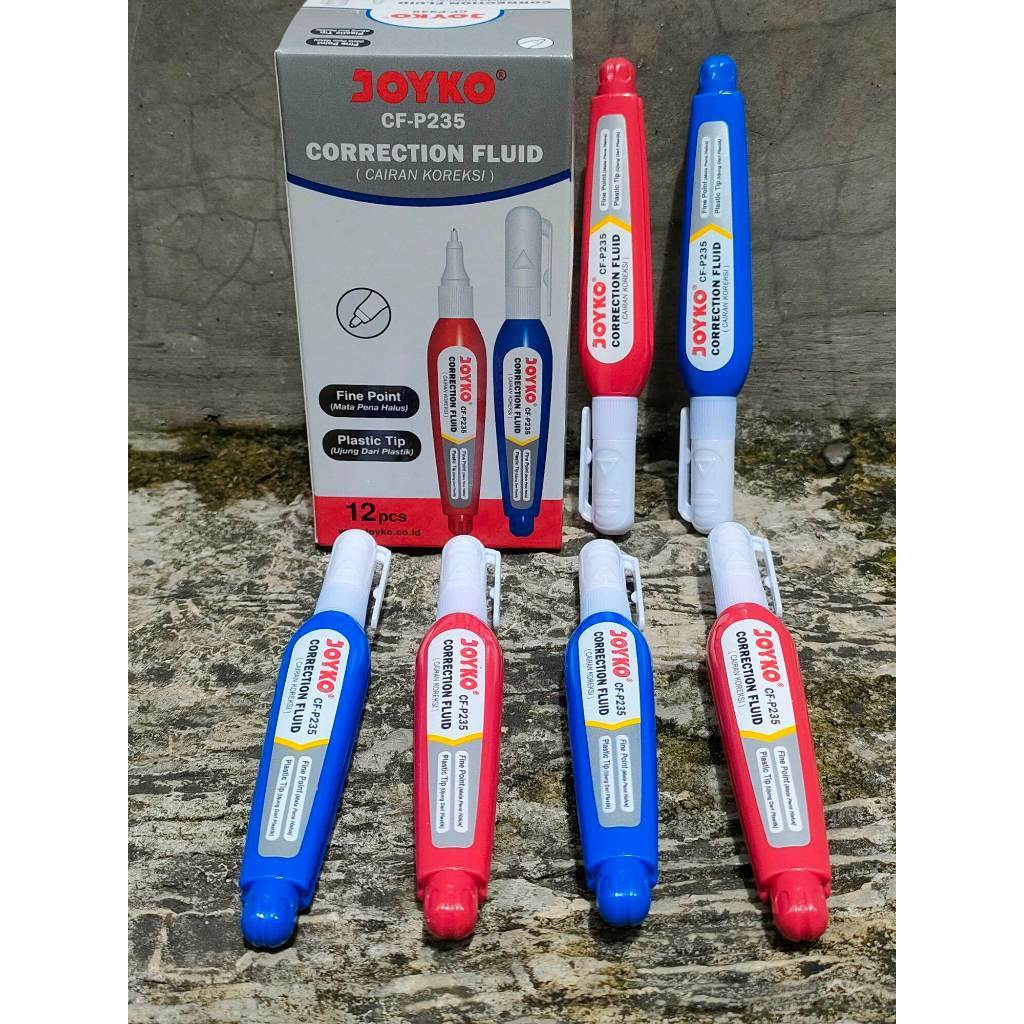 

Correction Fluid/Tipe-x cair Joyko Cf-P235 ( harga per 12pcs )