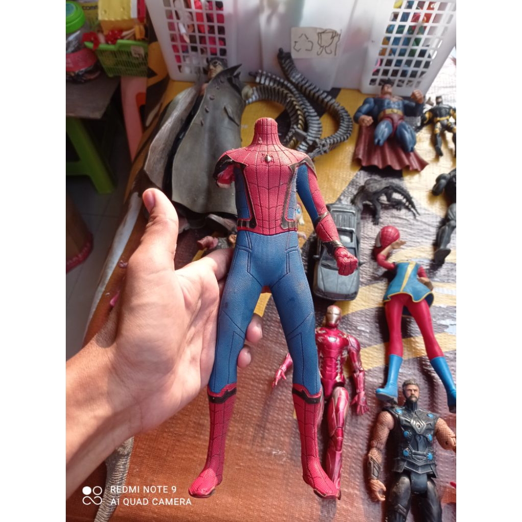 JUNK FIGURE - Spider-Man - Original CRAZY TOYS (Preloved)