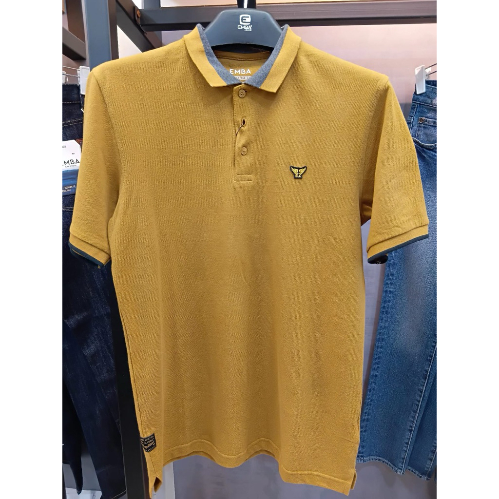 kaos polo dewasa original merk emba classic