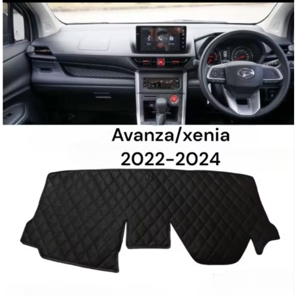 Cover Alas Dashboard Kulit New AVANZA VELOZ XENIA 2022-2024Daihatsu Toyota Mobil Pelindung Aksesoris