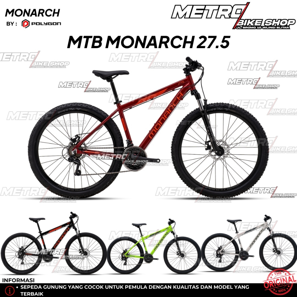 Sepeda gunung Monarch 27.5 by Polygon Sepeda gowes MTB 27.5