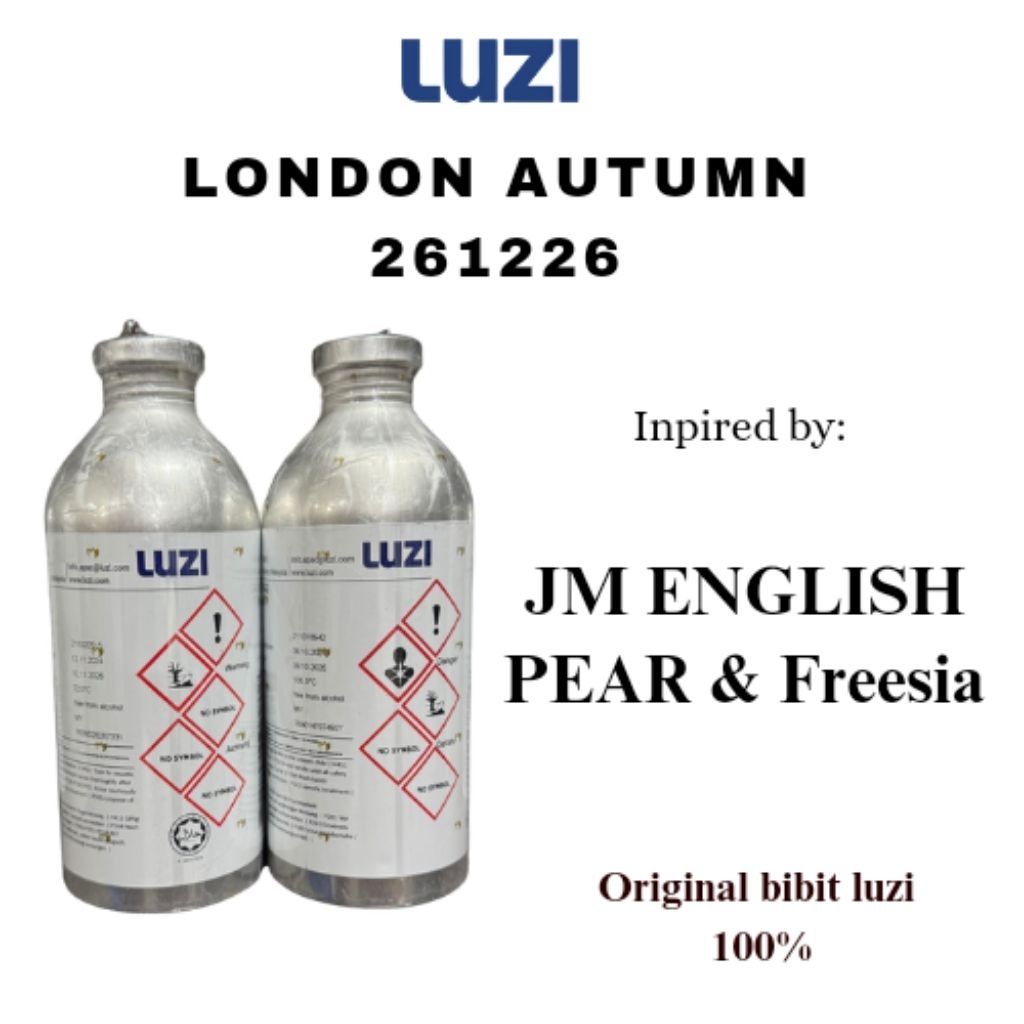 BIBIT LONDON AUTUMN LUZI | INSPIRED BY JM ENGLISH PEAR FRESIA | BIBIT LUZI 100ML REPACK