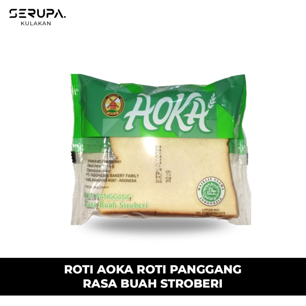 

Roti AOKA Rasa Stroberi Roti Panggang AOKA 65gr