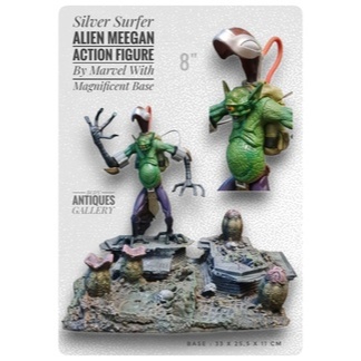 Diorama Alien Meegan Action Figure By Marvel With Beautiful Base