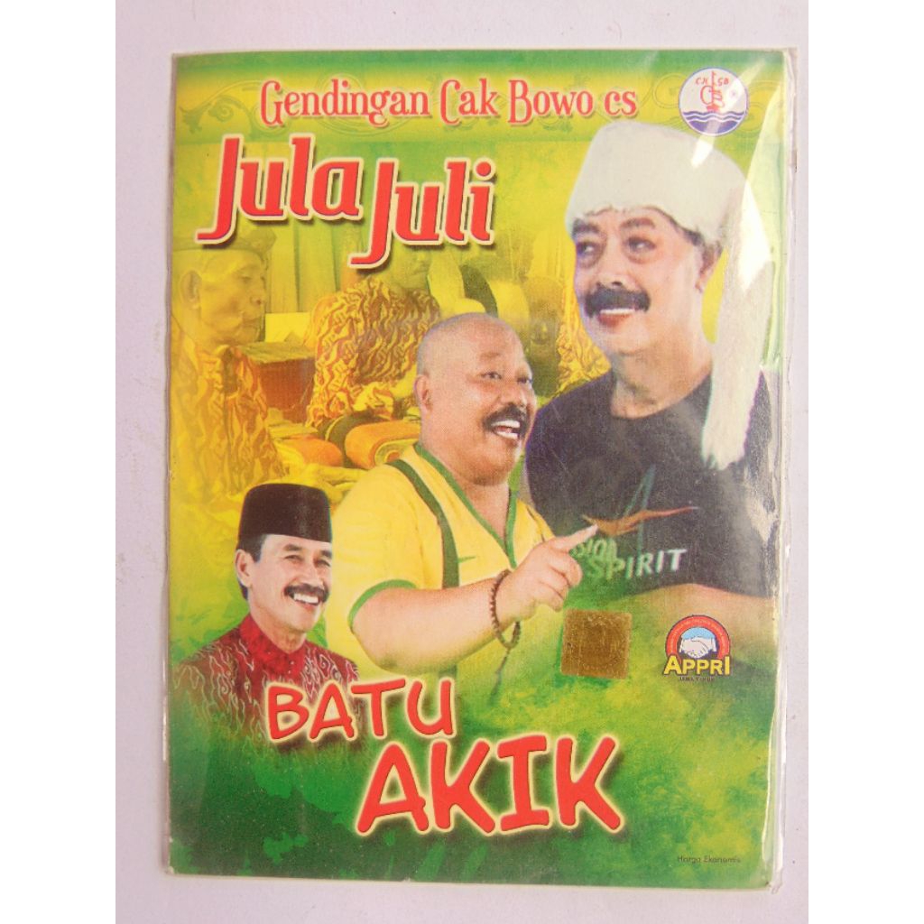 VCD Jula Juli Cak Bowo CS Batu Akik