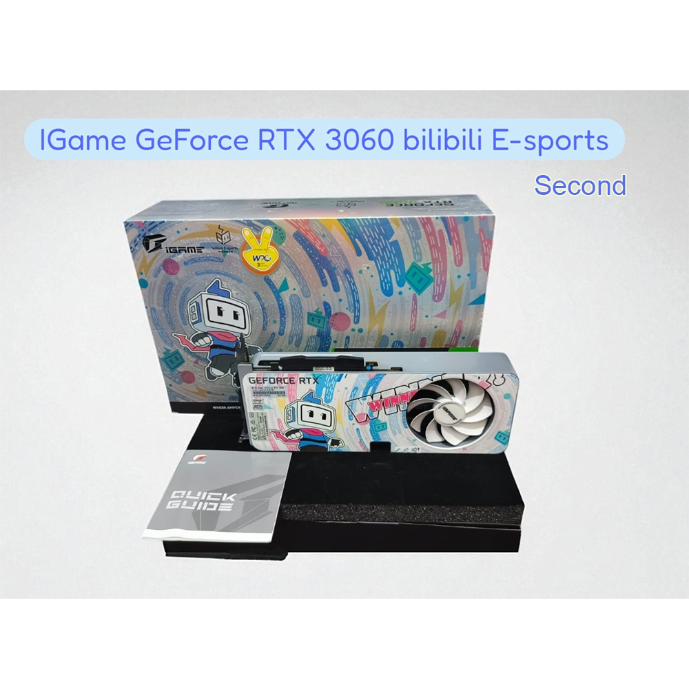 VGA RTX / GPU RTX 3060 WPG iGame Ultra White - 12GB - GDDR6 eForce bilibili E-sports