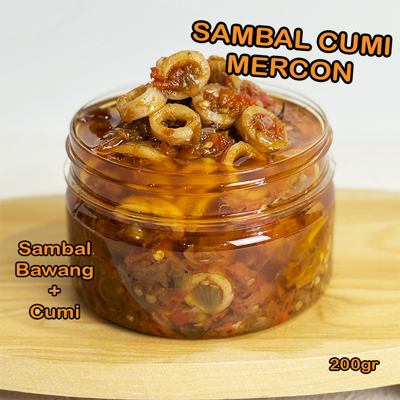 

Sambal Cumi Mercon 200gr - Sambel Racikan Emak