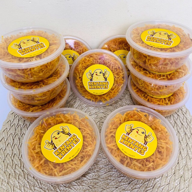 

Kentang Mustofa 100gr - Kentang Krenyes