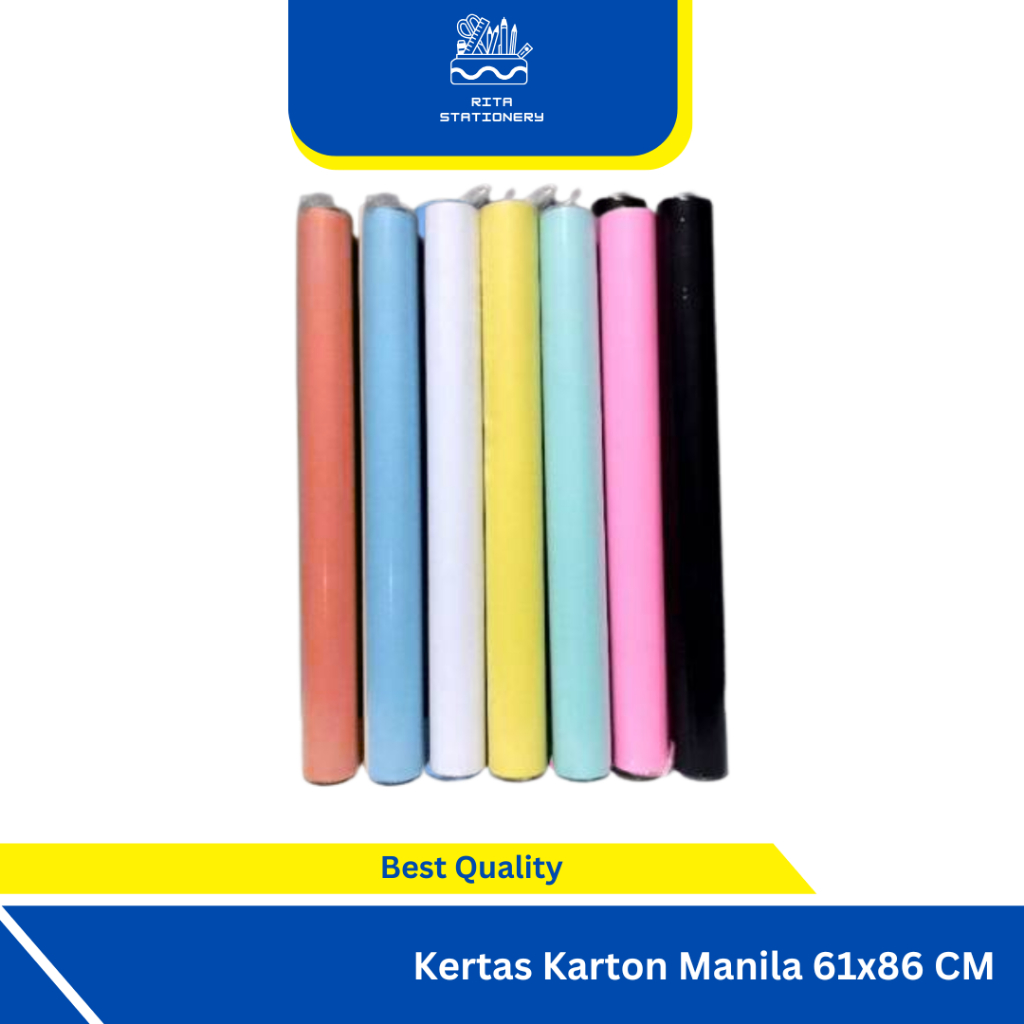 

Kertas karton Warna Manila 61x86 CM - Satuan Tebal