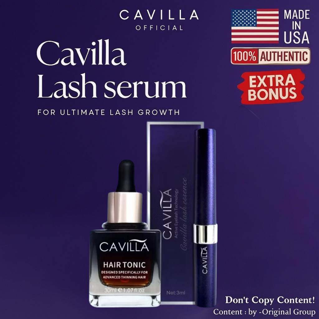 CAVILLA COMBO SET (CAVILLA LASH ESSENCE + CAVILLA HAIR TONIC)