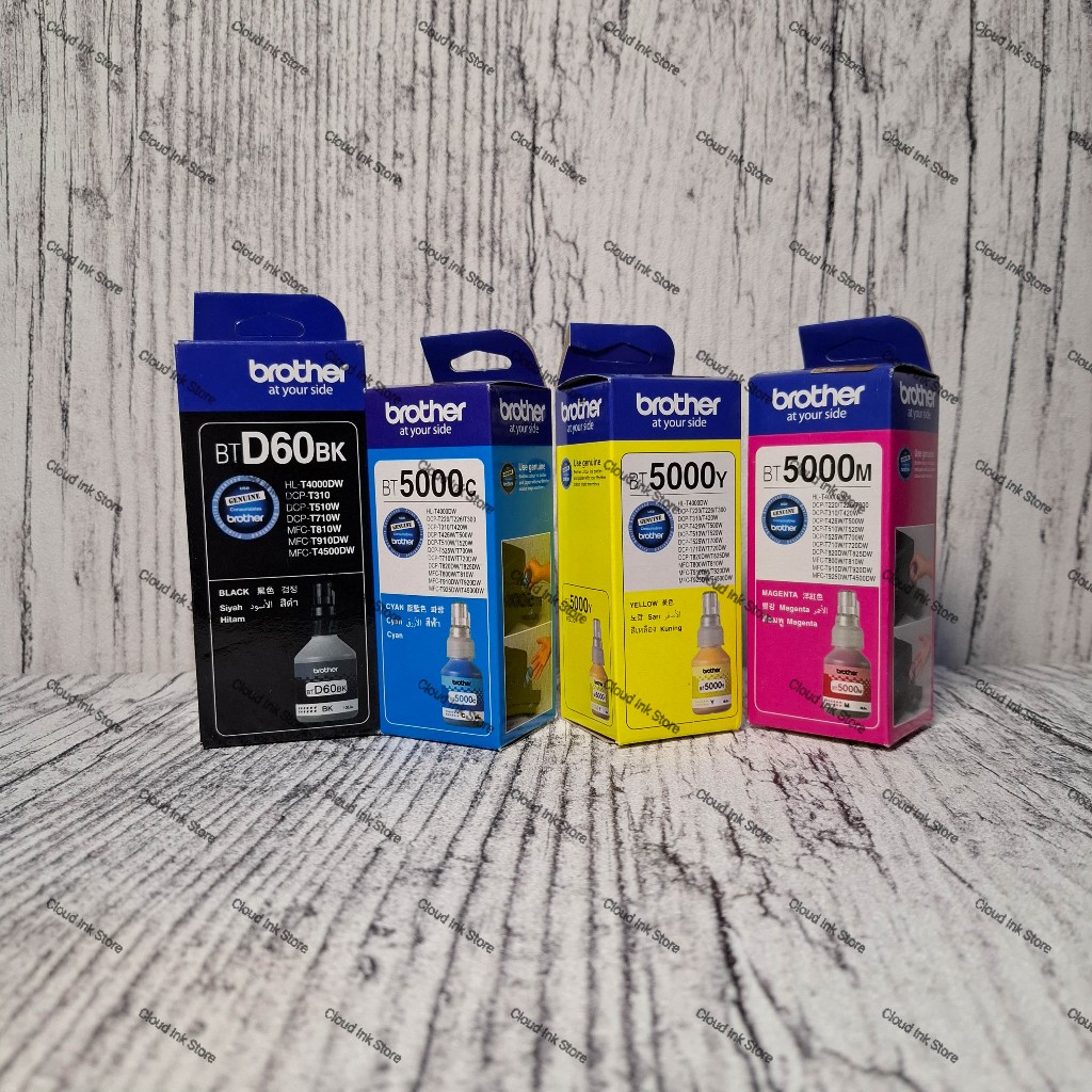 1 SET Tinta Brother BTD60BK & BT5000 DCP - T310 - T510W- T710W - T810