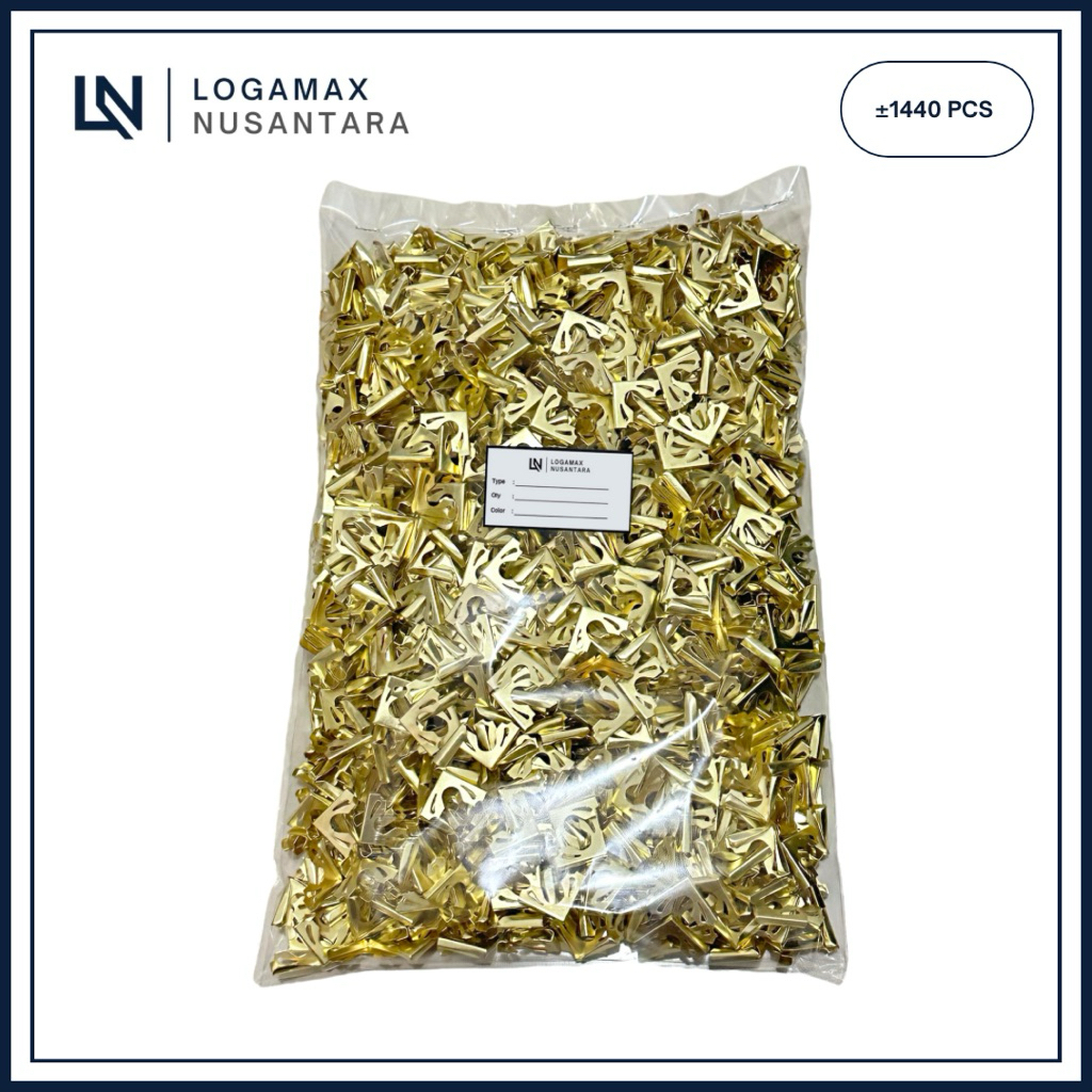 

(10 GROSS / 1440 PCS) SIKU BUKU KUPU EMAS MEREK LOGAMAX