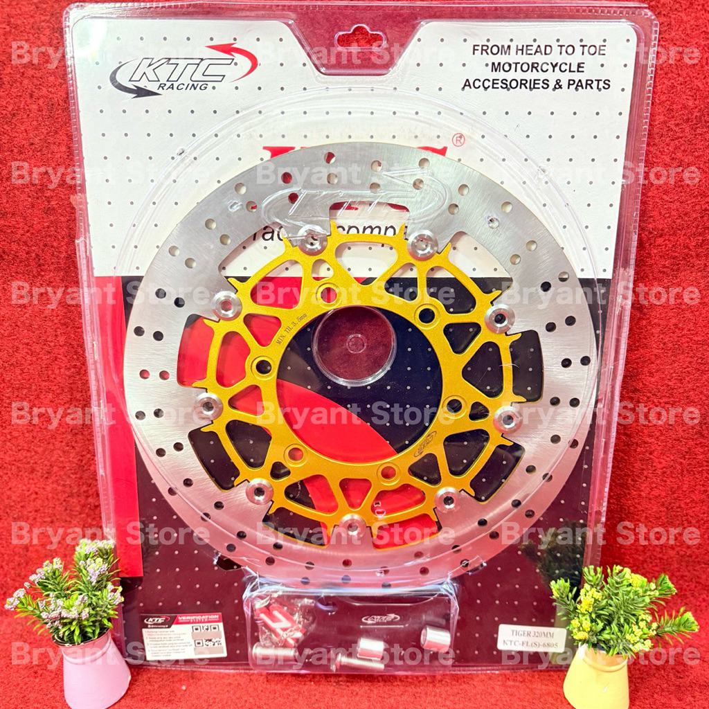PIRINGAN CAKRAM DEPAN KTC RACING 320MM BESI TIGER OLD MEGAPRO OLD CB150R OLD VERZA BRAKE DISK DISC D