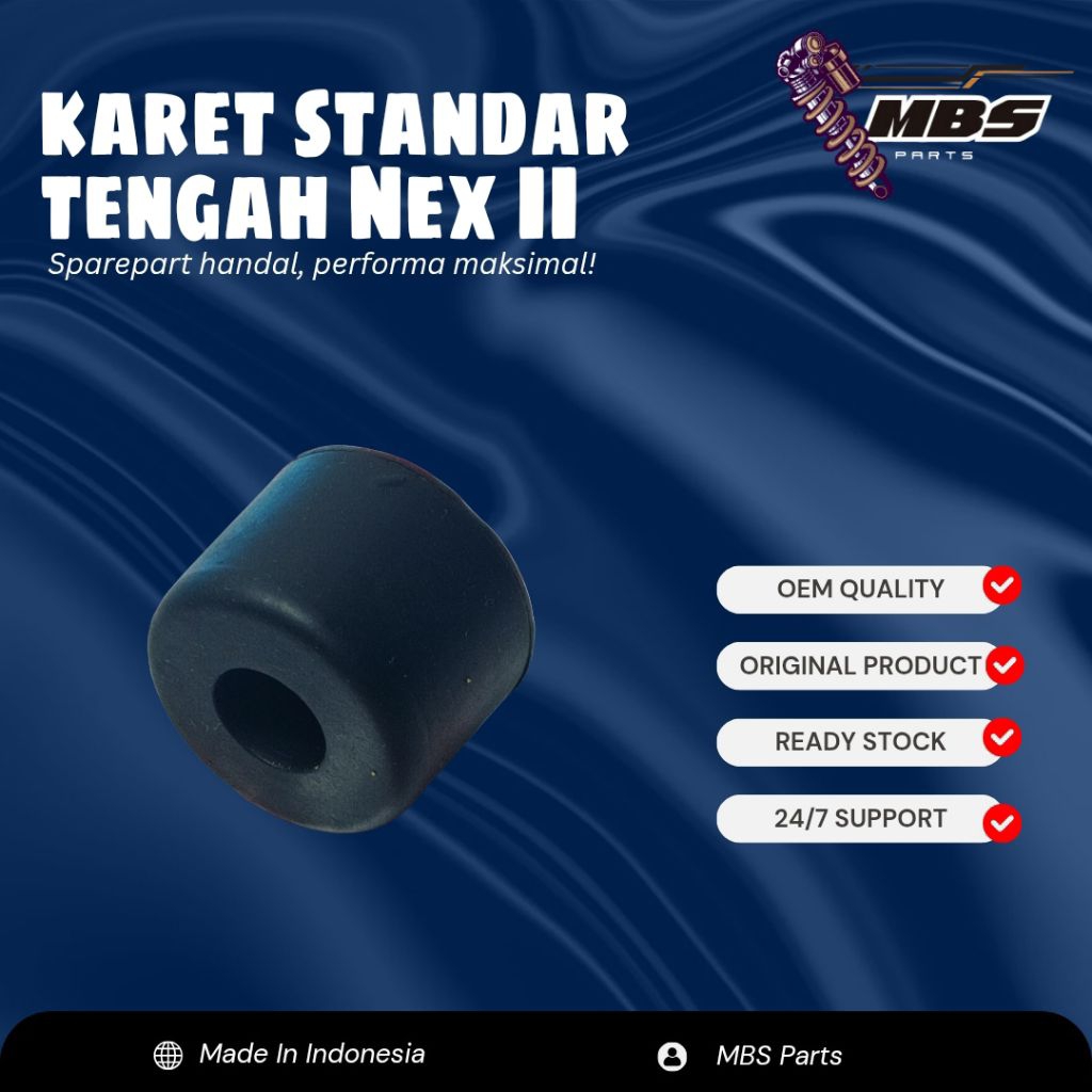 MBS PARTS Karet Standar Tengah Samping Suzuki Nex Crossover II Spin Skywave Skydrive Hayate Original
