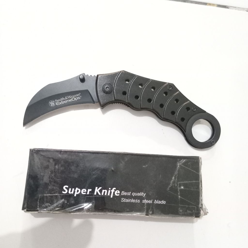 karambit self defense survival kit smith & wesson stainless steel lipat manual