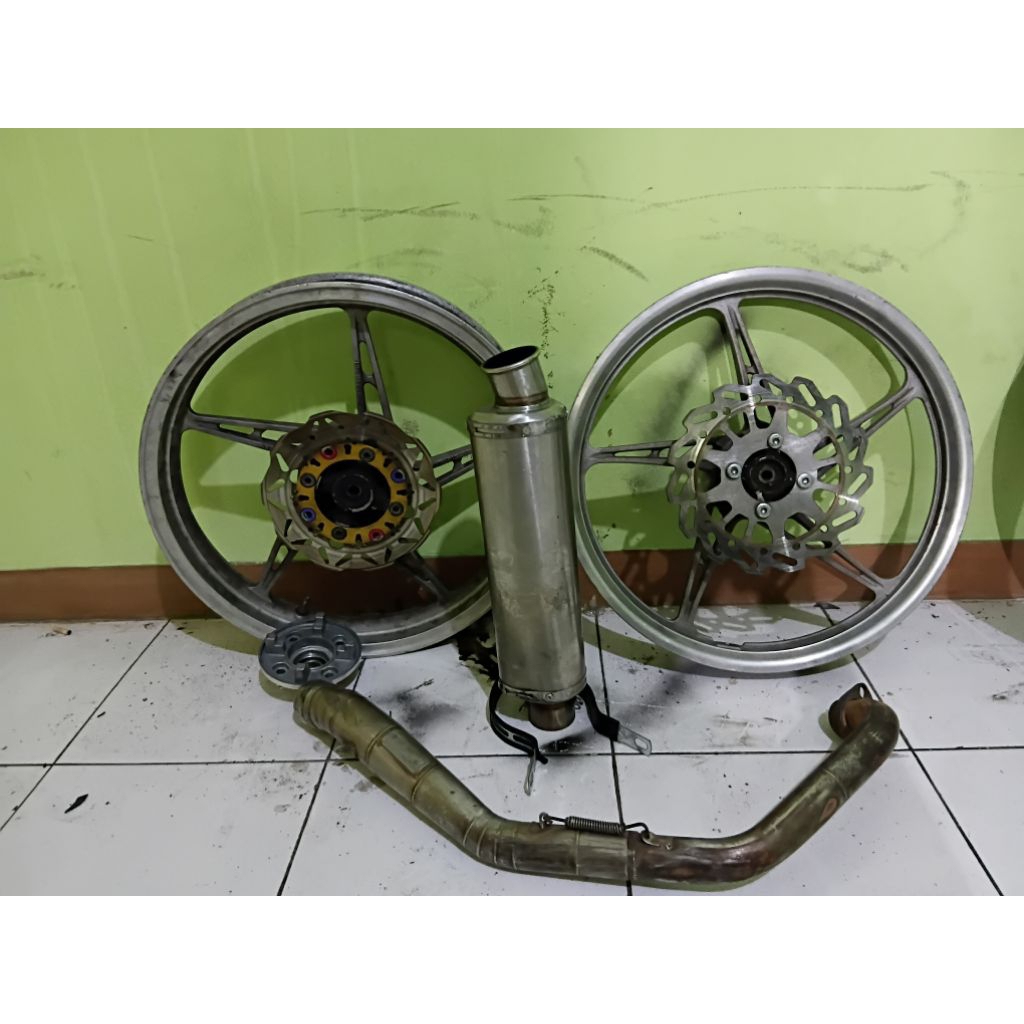velg jupiter mx new double disk cakram