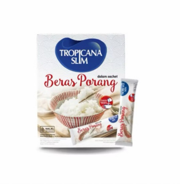 

Twin Pack - Tropicana Slim Beras Porang Instant Box 10 sachet- Konjac Rice Shirataki