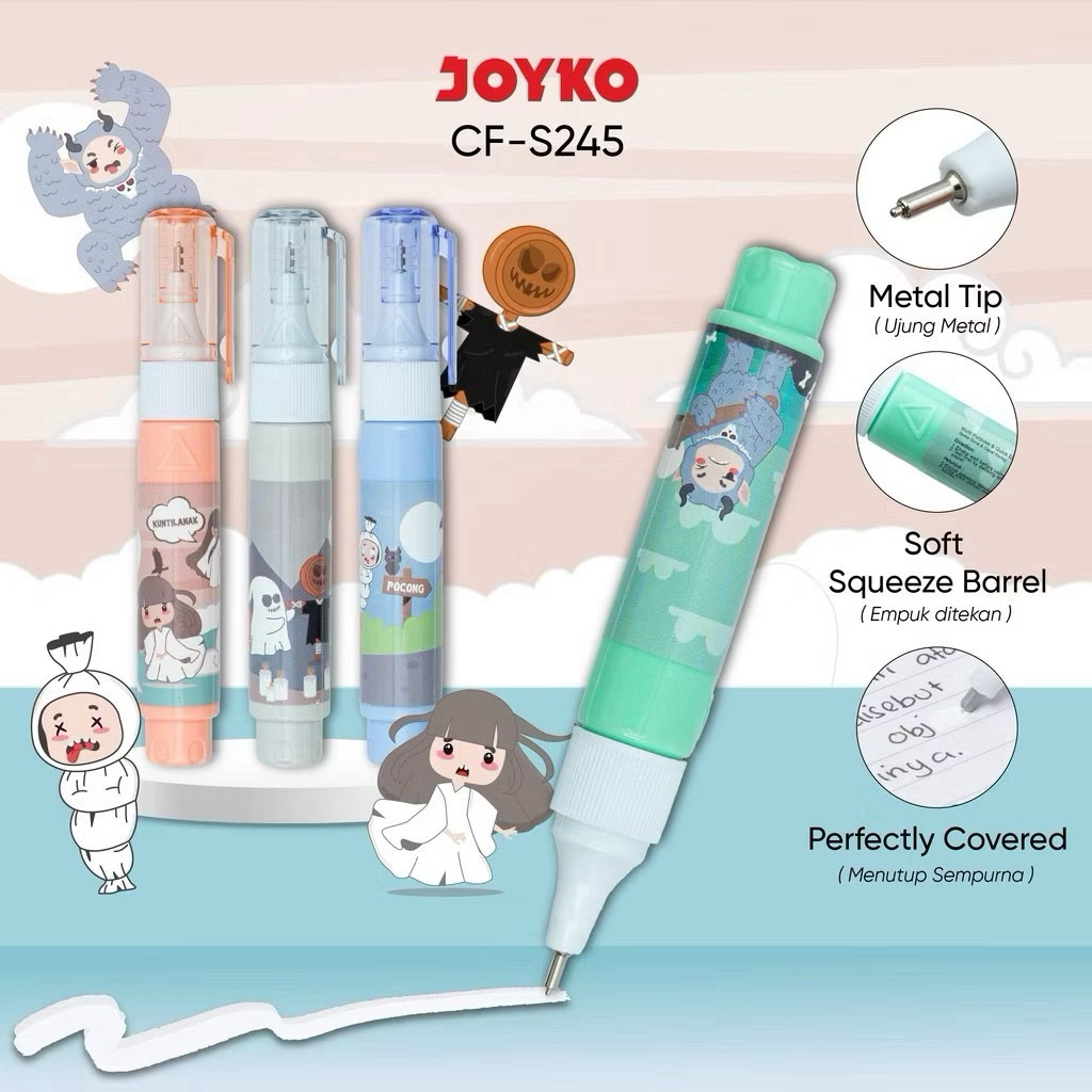 

Correction Fluid Joyko CF-S245 Indonesian Ghost