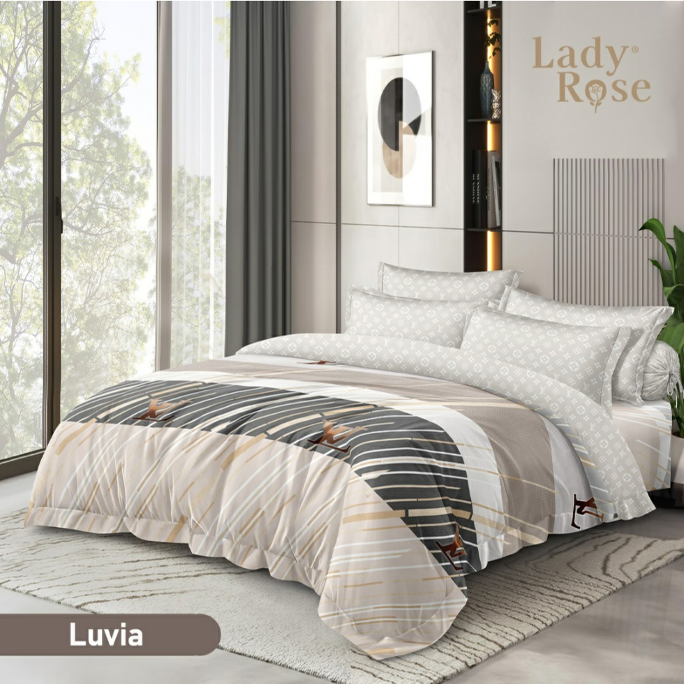 Lady Rose - Bedcover Set King 180x200 - Luvia