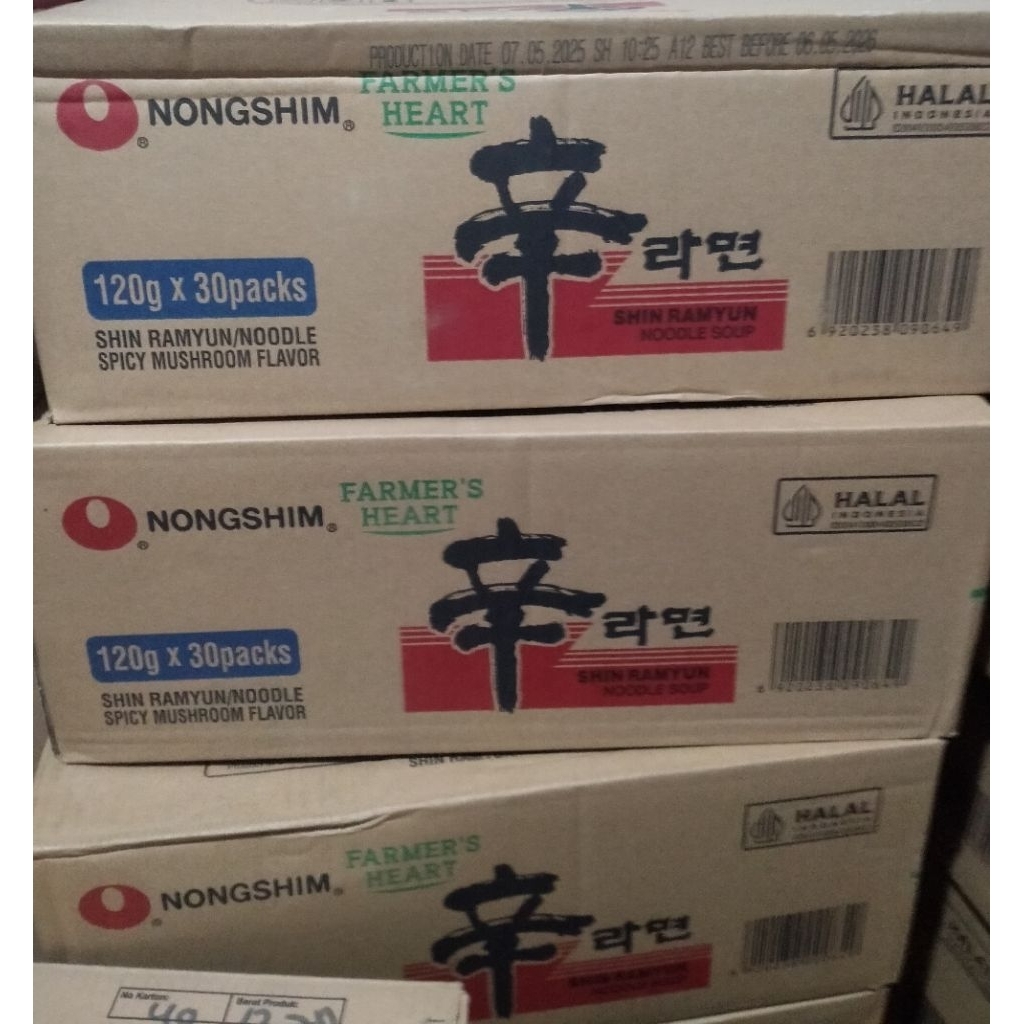 

Nongshim Noodle Soup Shin Ramyun Spicy (120g X 30 Pcs)