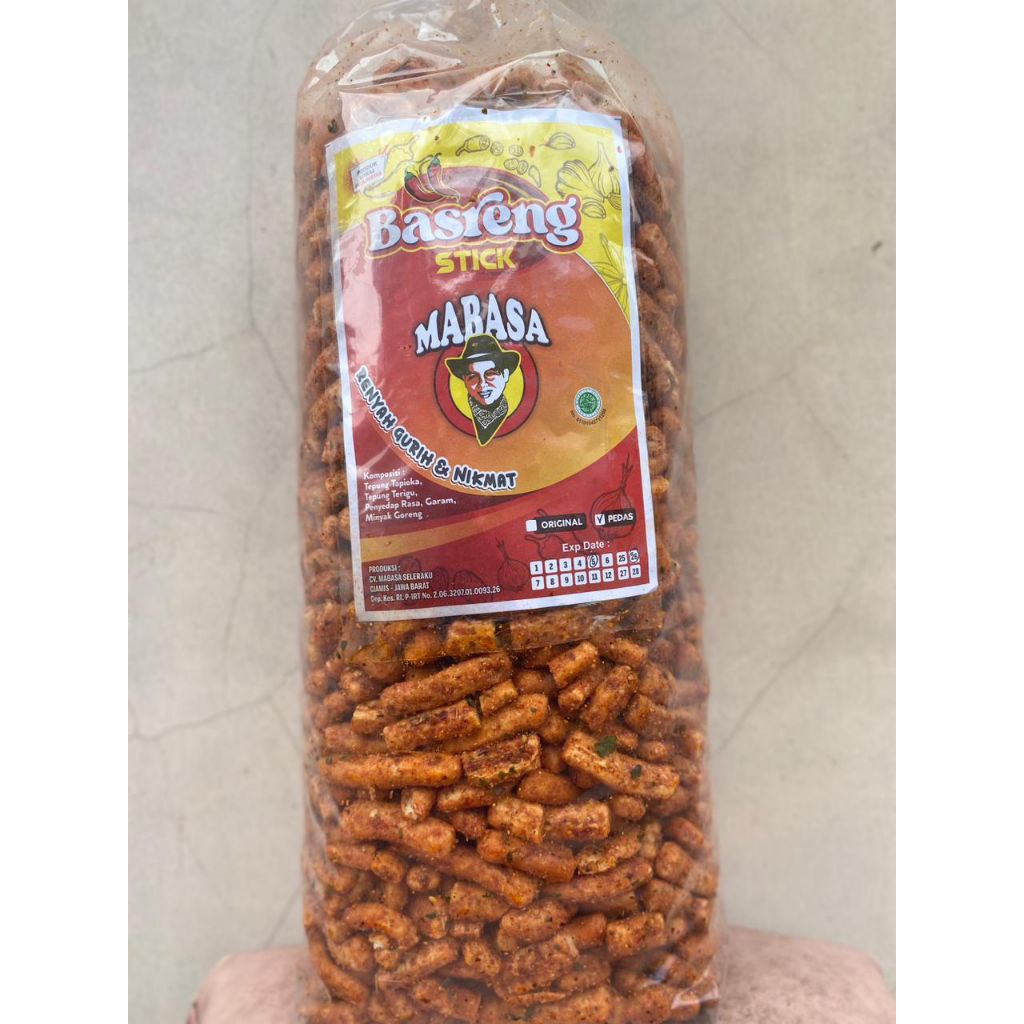 

BASRENG STIK PEDAS / ORIGINAL ( DAUN JERUK 2kg ) asin, gurih pedas nikmat