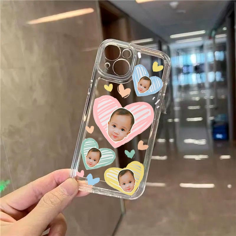 Custom Case Love Lucu Bisa Request Gambar Case Bening Tpu Softcase Silikon Casing Hp DII11188