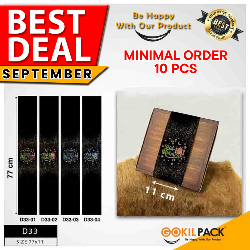 

Sleeve Kue|Sleeve Kotak Kue|Sleeve Idul Fitri|Paper Belt Lebaran|D33