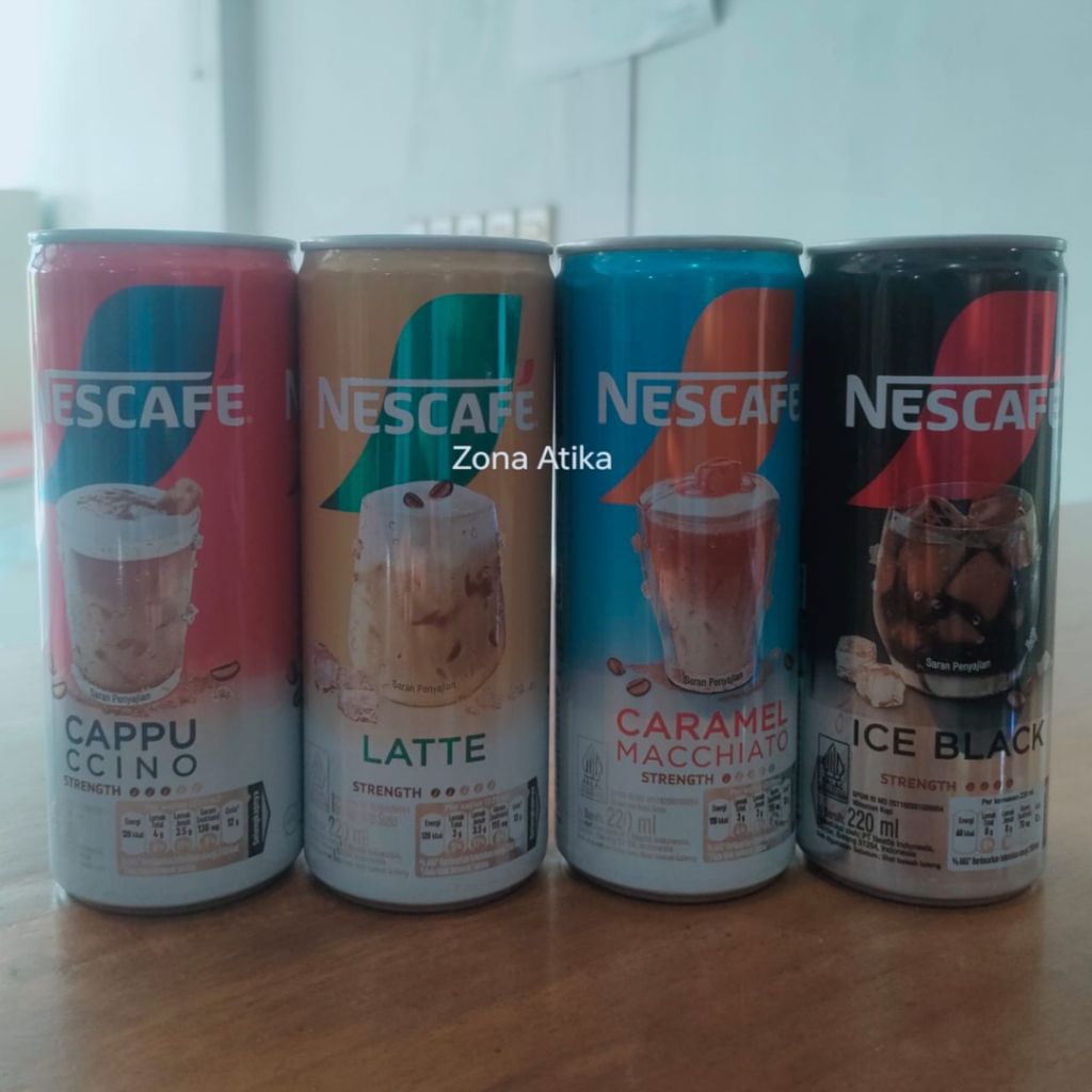 

NESCAFE Kaleng 220 ml || Cappucino Latte Caramel Ice Black