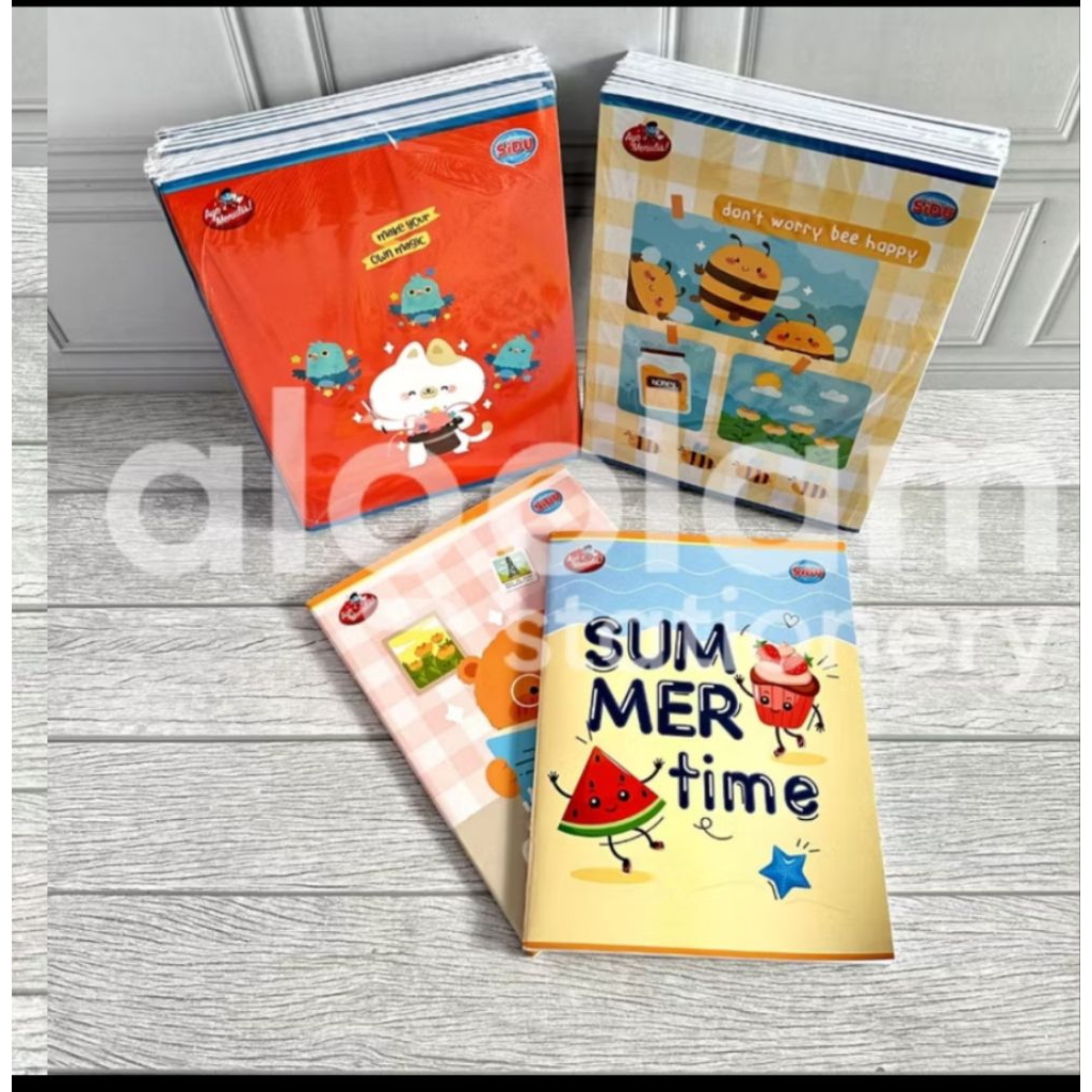 

12 Satu pack Buku TulisBsf