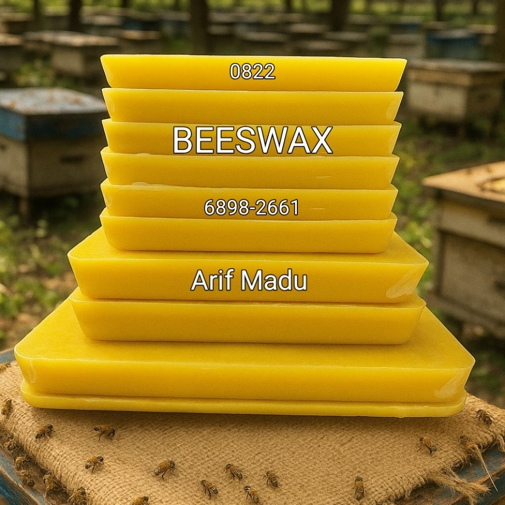 Beeswax Murni / Lilin Lebah Murni 500 gram