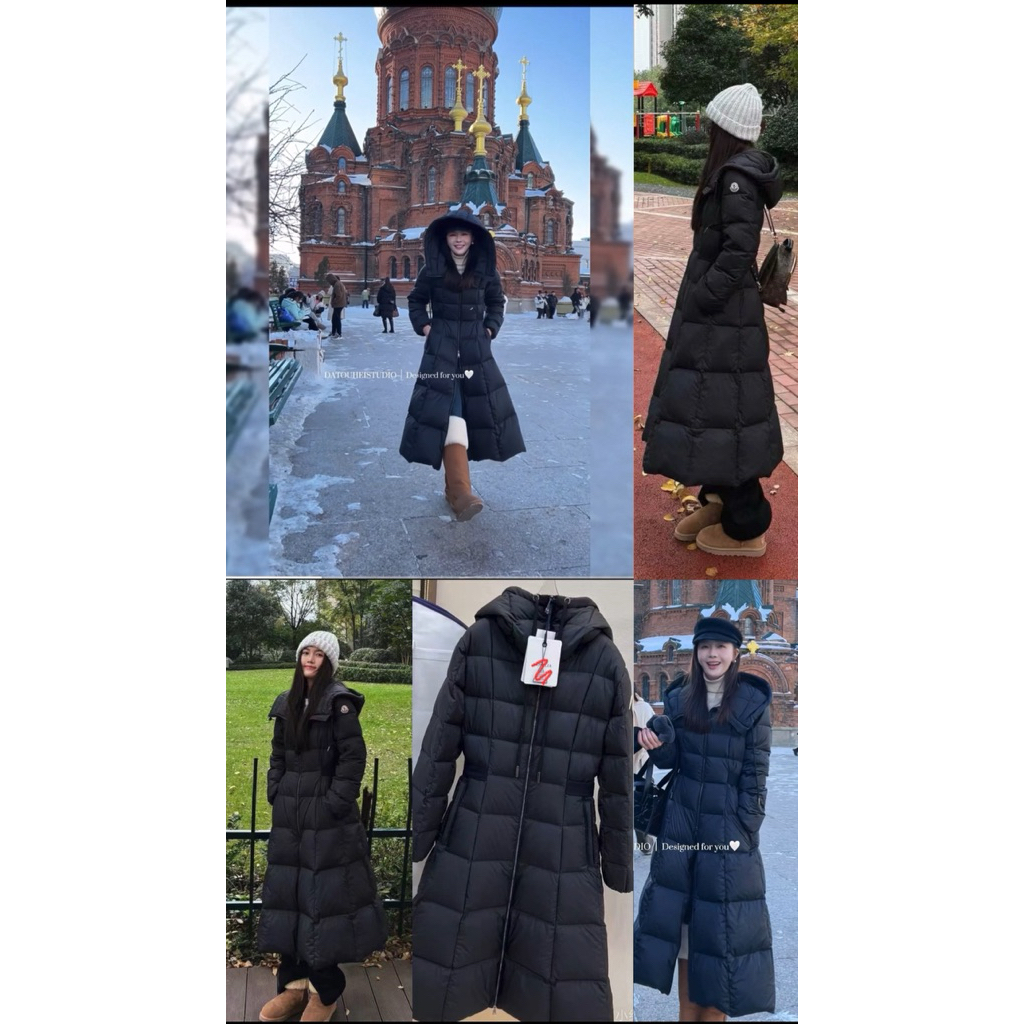 winter long coat goose down bulu angsa