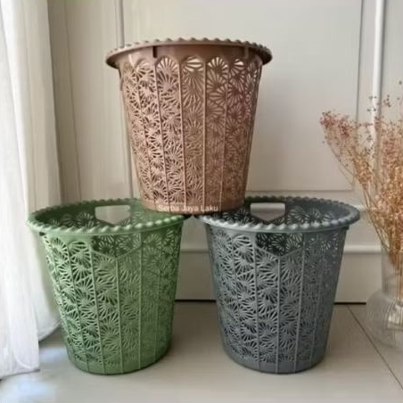 KERANJANG SAMPAH PELANGI/KERANJANG SAMPAH MEDIUM/TONG SAMPAH/KERANJANG TEMPAT SAMPAH