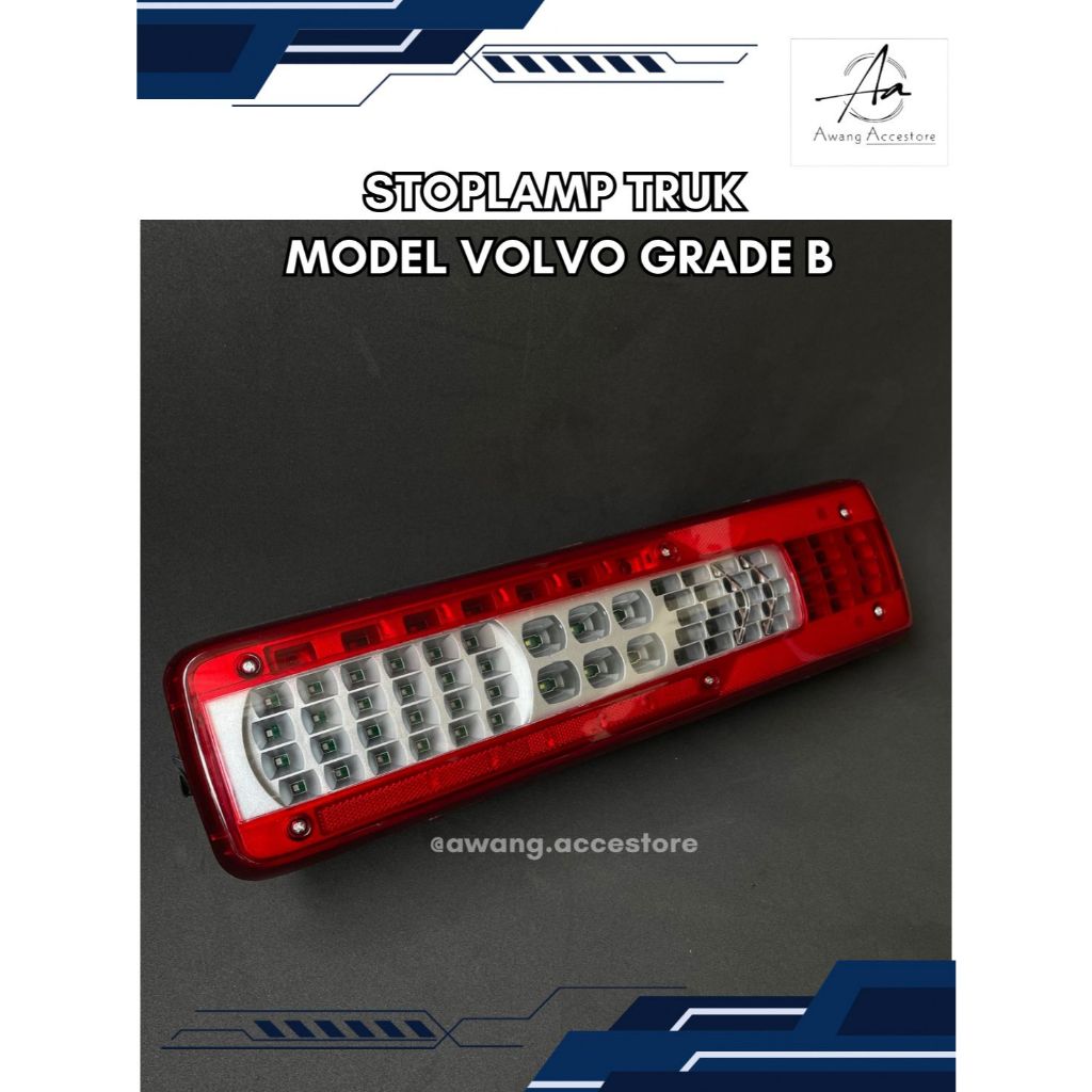 Stoplamp volvo lampu rem truk volvo STOP LED GRADE B (51 CM)