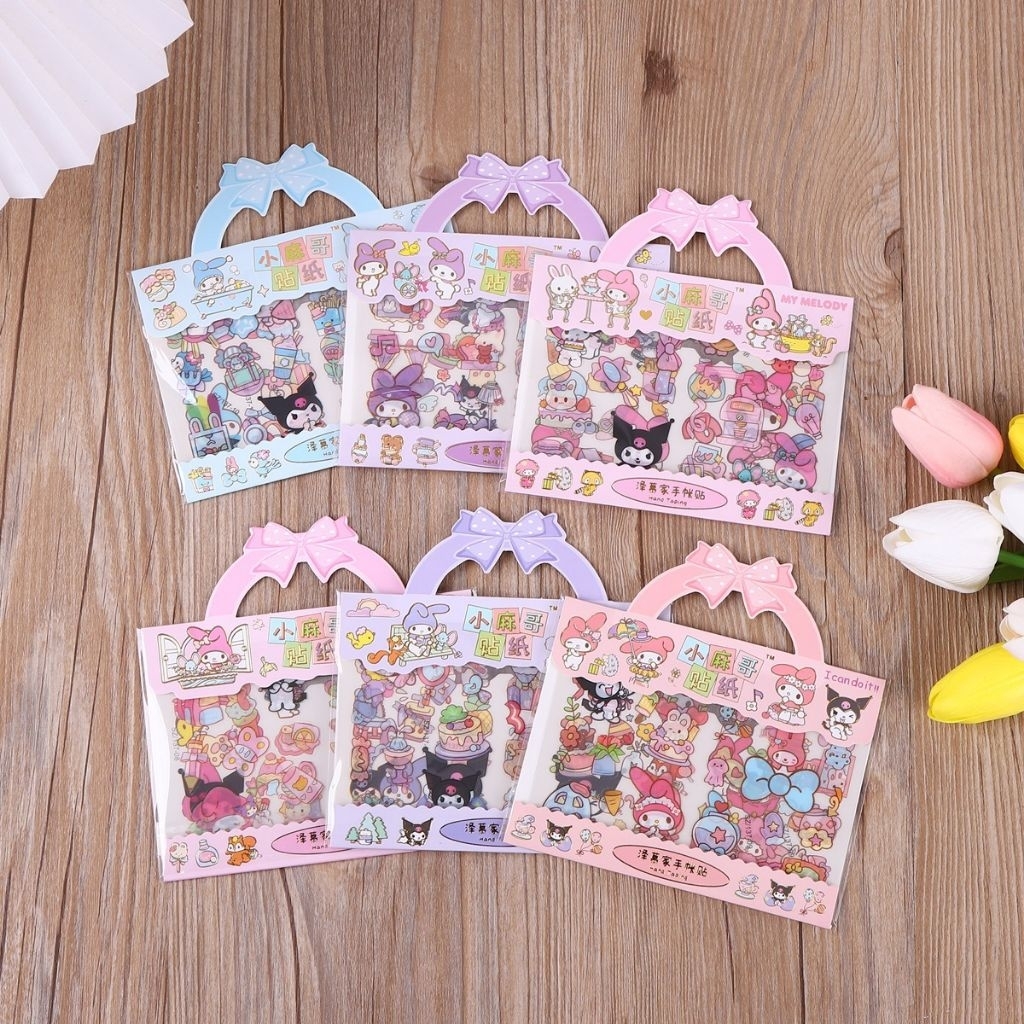 

sticker Sanrio stiker mainan anak lucu waterproof melody kuromi