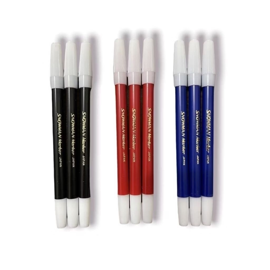 

Spidol Warna Snowman Marker Kecil PW-1A ( Hitam - Biru - Merah )