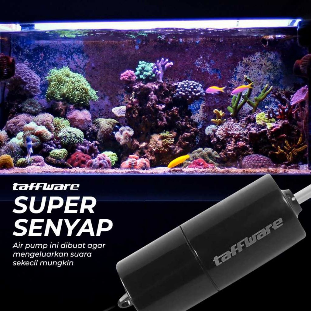 Aerator Aquarium Fish Tank Oxygenator USB 1W Suara Tidak Berisik Mesin Motor Kuat Anti Karat